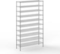 18" Deep x 54" Wide x 96" Height Wire Shelving Kit | 10-Tier | NSF Commercial Storage Rack Unit