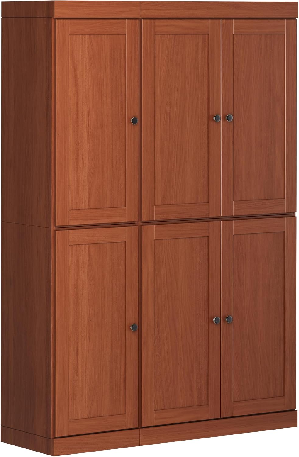Palace Imports Solid Wood Kitchen Pantry Cabinet 71.5" Tall, 48.5" ...
