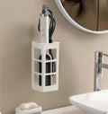 Zdesign Hair Tool Organizer Wall Mount, Hanging Bathroom Tool Organizer for Curling Iron, Flat Iron, Straightener and Hair Dryer Bathroom Storage and Organizer