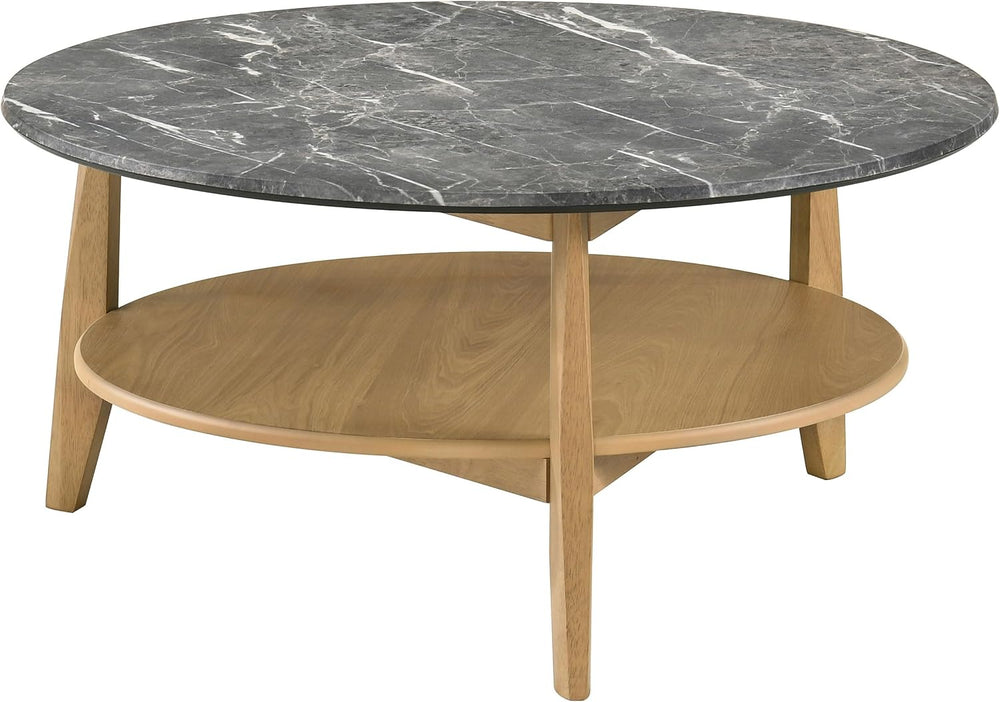 Coaster Home Furnishings - Bradley - Wood - 3-Piece Coffee Table Set with Ash...