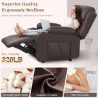 Extra Wide Seat Electric Power Recliner Chair | Heat & Back Massage
