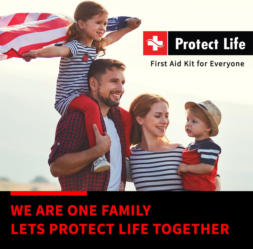 Protect Life First Aid Kit for Home & Business, 250 Pcs