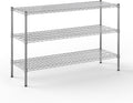 18" Deep x 54" Wide x 34" Height Wire Shelving Kit | 3-Tier | NSF Commercial Storage Rack Unit