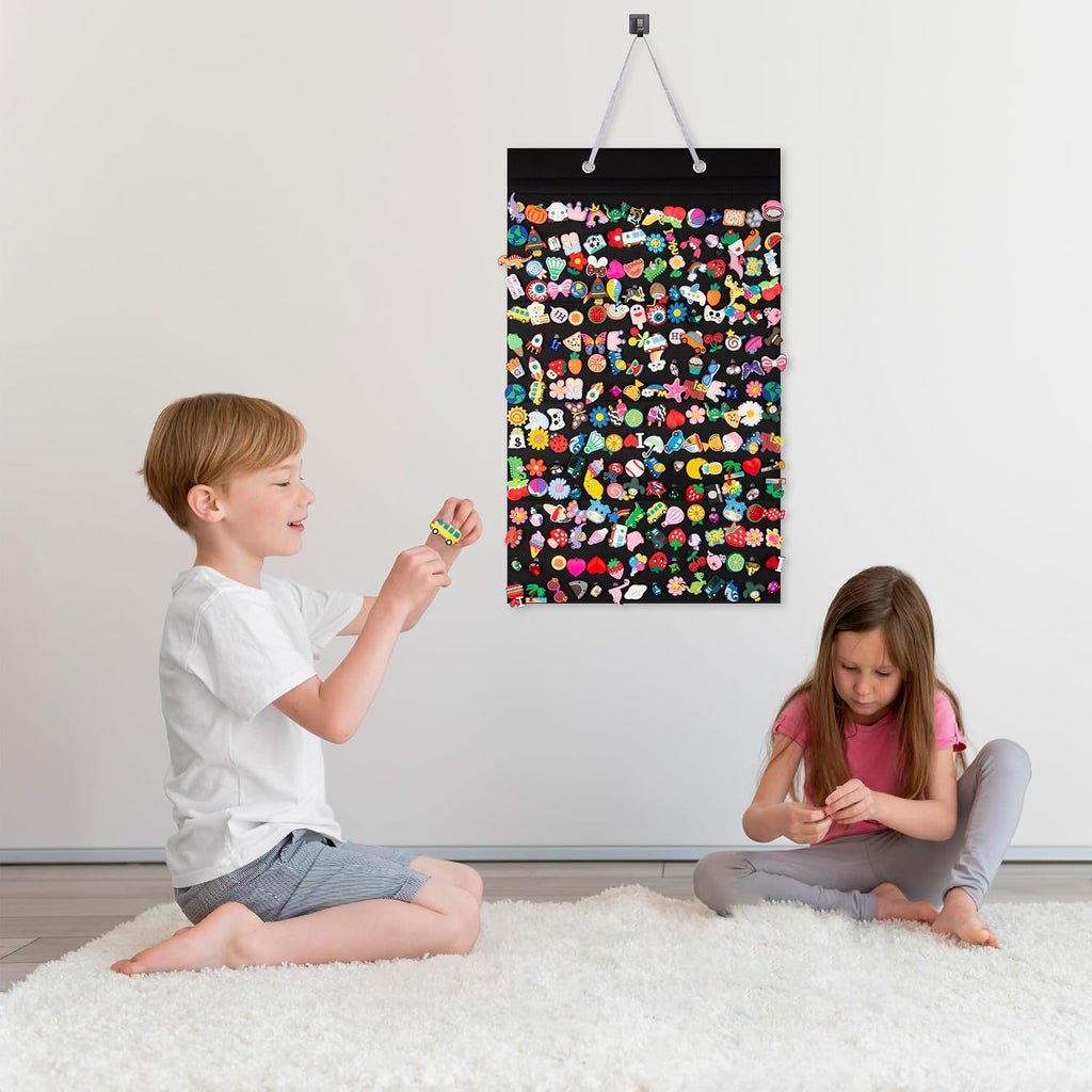 PACMAXI Hanging Shoe Charm Holder with 224 Holes