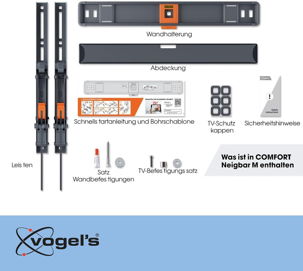 Vogel's Comfort TVM 3415 Tilting TV Wall Mount for 32-65 Inch TVs | Can b...