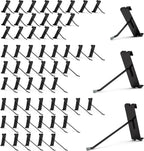 HUHOLE Black Gridwall Hooks 2 Inch, 4 Inch, 6 Inch, 60PC Heavy Duty Grid Wall Accessory, Durable Grid Wall Hook Solution for Tool Organization, Garagre, Retail Display, Hooks for Gridwall Panel