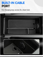 ELECFRESH 4PCS Center Console Organizer Tray for 2025 2026 Toyota Camry Accessories, Armrest Storage Box, Cup Holder, Wireless Charging Mat for Toyota Camry