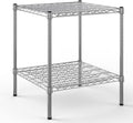 24" Deep x 24" Wide x 27" Height Wire Shelving Kit | 2-Tier | NSF Commercial Storage Rack Unit