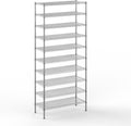 18" Deep x 42" Wide x 96" Height Wire Shelving Kit | 10-Tier | NSF Commercial Storage Rack Unit