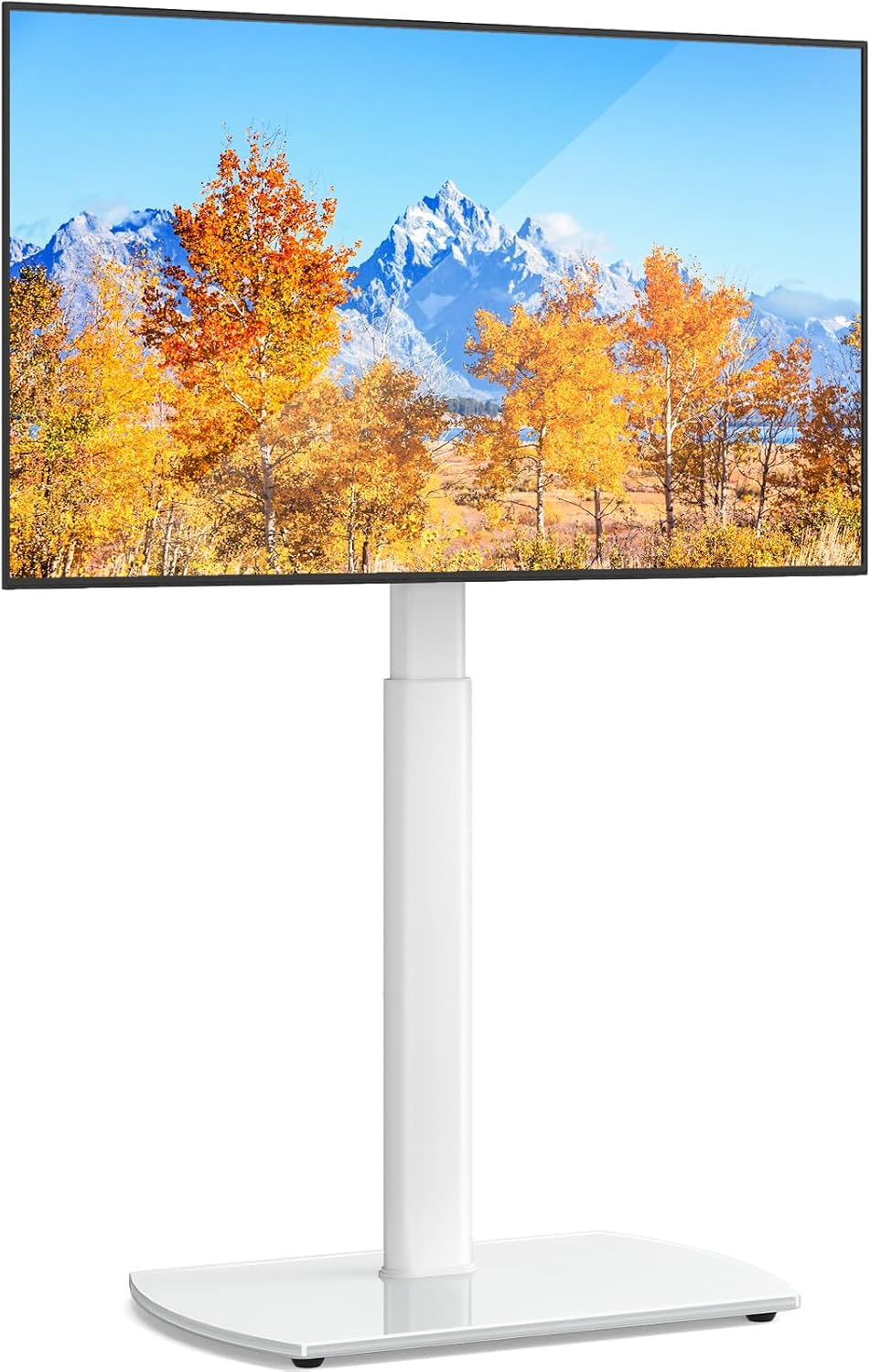 YOMT Universal TV Floor Stand with Mount for 27-70 Inch LCD LED OLED TVs, Swi...