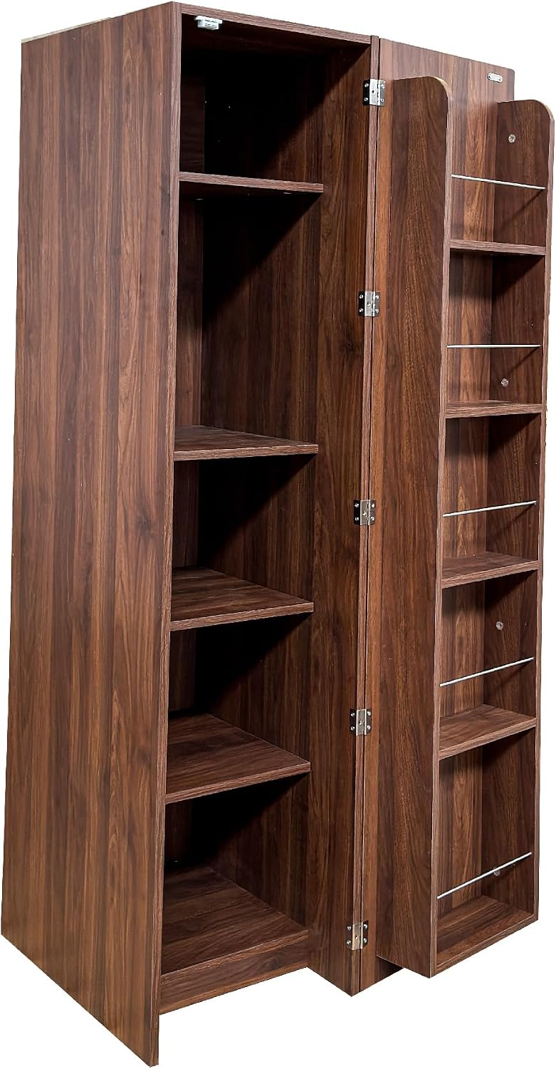 Kitchen Pantry Storage Cabinet, 63" Single Door Buffet Cupboard Sideboar...