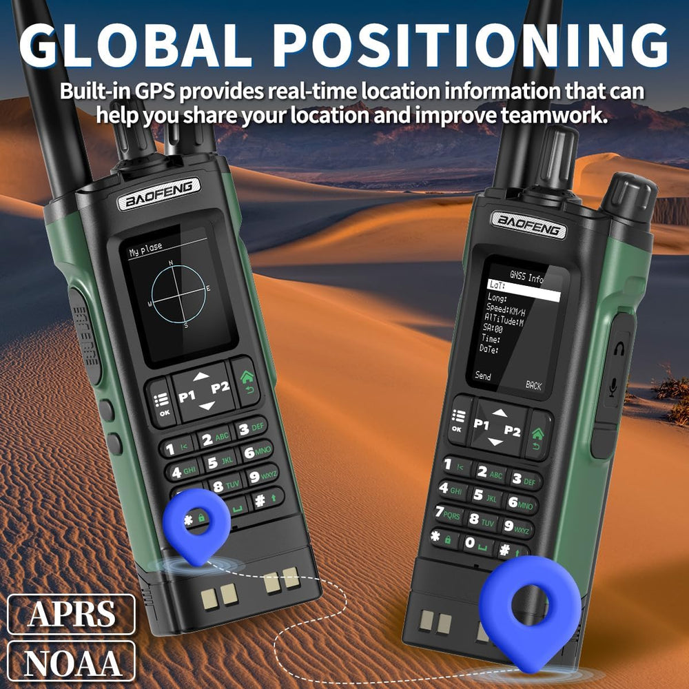 Baofeng Radio DM32 DMR Radio 10W Ham Radio Handheld Rechargeable Walkie Talki...