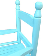 Kids Rocking Chair, Toddler Rocking Chair, Childrens Rocking Chair With Classic Rocker and Hardwood Construction, for Boys, Girls, Nursery, Indoor, Outdoor, Living Rooms, Bedrooms (Light Blue)