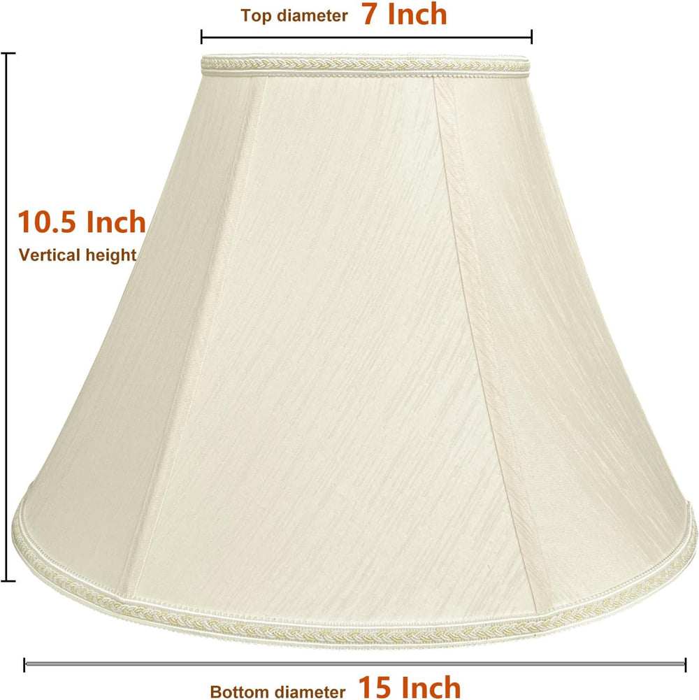 Bell Lamp Shades, 7" x 15" x 10.5" Royal Style Spider LampShade