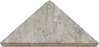 Palisade Vinyl Waterproof Corner Shower Shelf in Wind Gust/Urban Coast