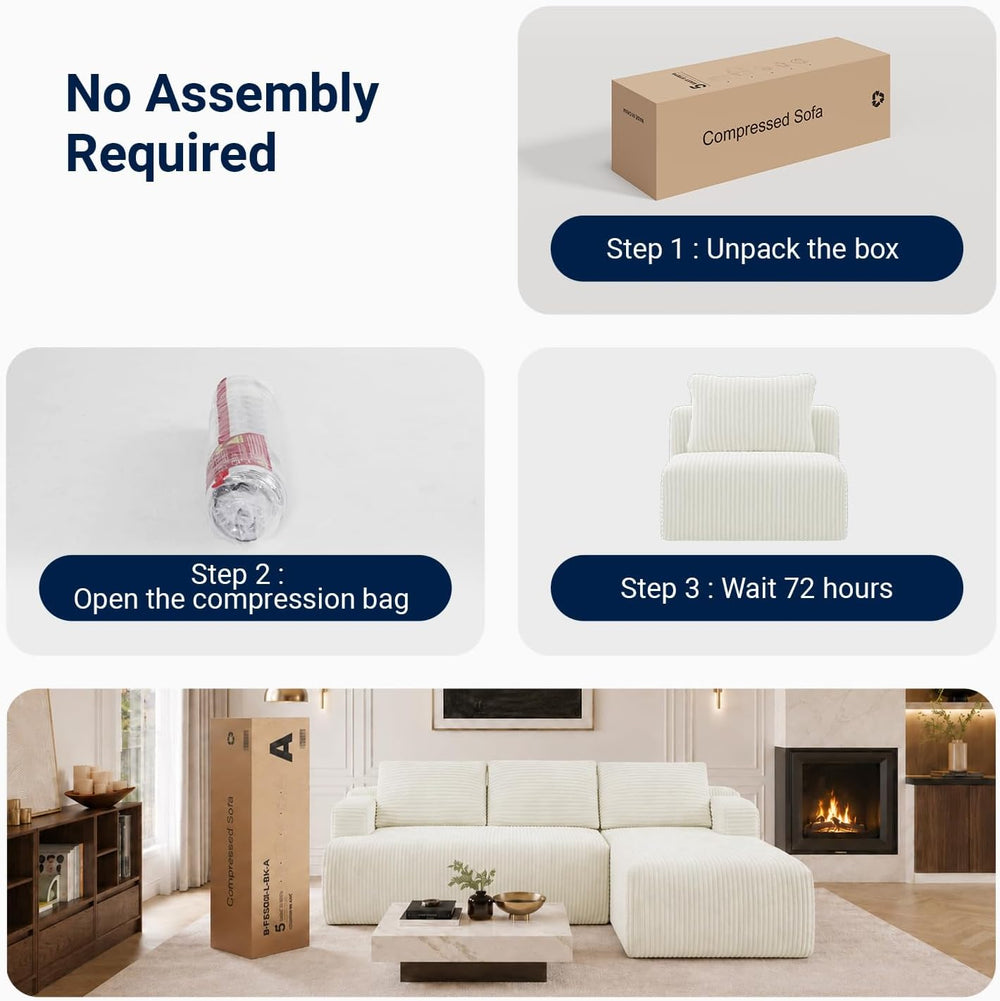 Avenco Modular Sectional Sofa, Couches for Living Room with Individually Wrap...