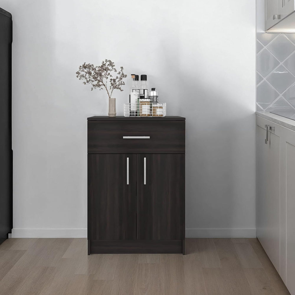 DEPOT E-SHOP 24" Barbados Pantry Cabinet 33" H with Top Drawer, Dou...