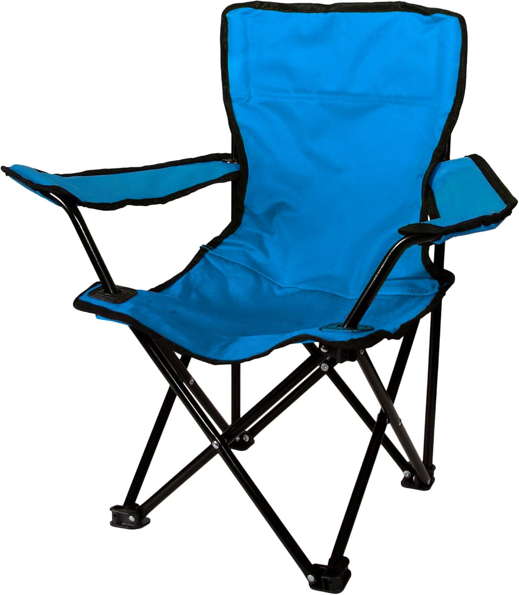 Pacific Play Tents – Kids Folding Chair, 100 lbs. Weight Capacity - Sapphire Blue