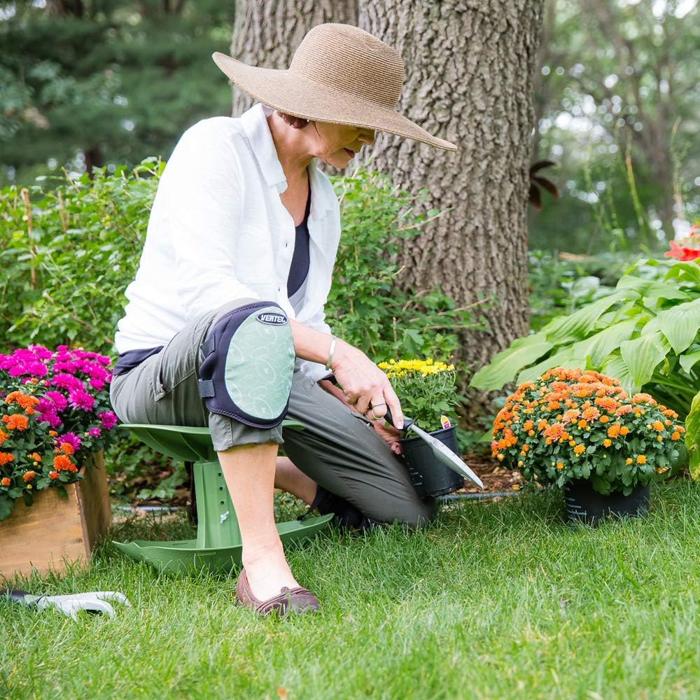 TheXceptional ROCKr | Ergonomic Rocking Garden Stool with Tilting Base for Ga...
