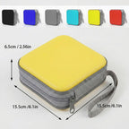 CD Case, 40 Capacity CD/DVD Case Holders Wallet Hard Plastic DVD Disc Cases Storage Binder for Car Home Office Travel (Black)
