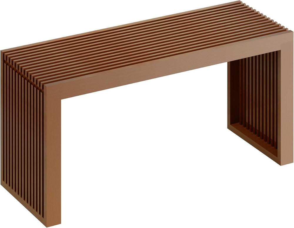 APRTAT Bamboo Dining Bench Indoor Long Entryway Shoe Rack Bench,Outdoor Moder...