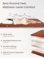 ZonLi Japanese Floor Futon Mattress Twin Size 39"x 80",100% Cotton Cover 4'' Thicken Tatami Mattress,Foldable Sleeping Pad,Portable Dormitory Tatami Mat,Roll Up Floor Lounger Bed for Adult