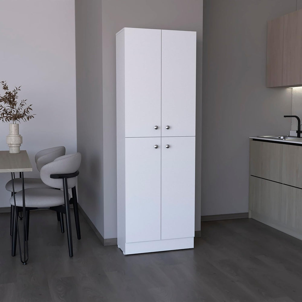 71" Tall Kitchen Pantry Cabinet with Storage, Freestanding Cupboard Cred...