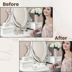 Novel Box 18-Slot White Leatherette Rings/Earrings/Cufflinks Holder Tray 8.25x4.5x1.75 Inches - Ring Holder Organizer for Selling or Personal Use - Jewelry Display Trays for Special Occasions