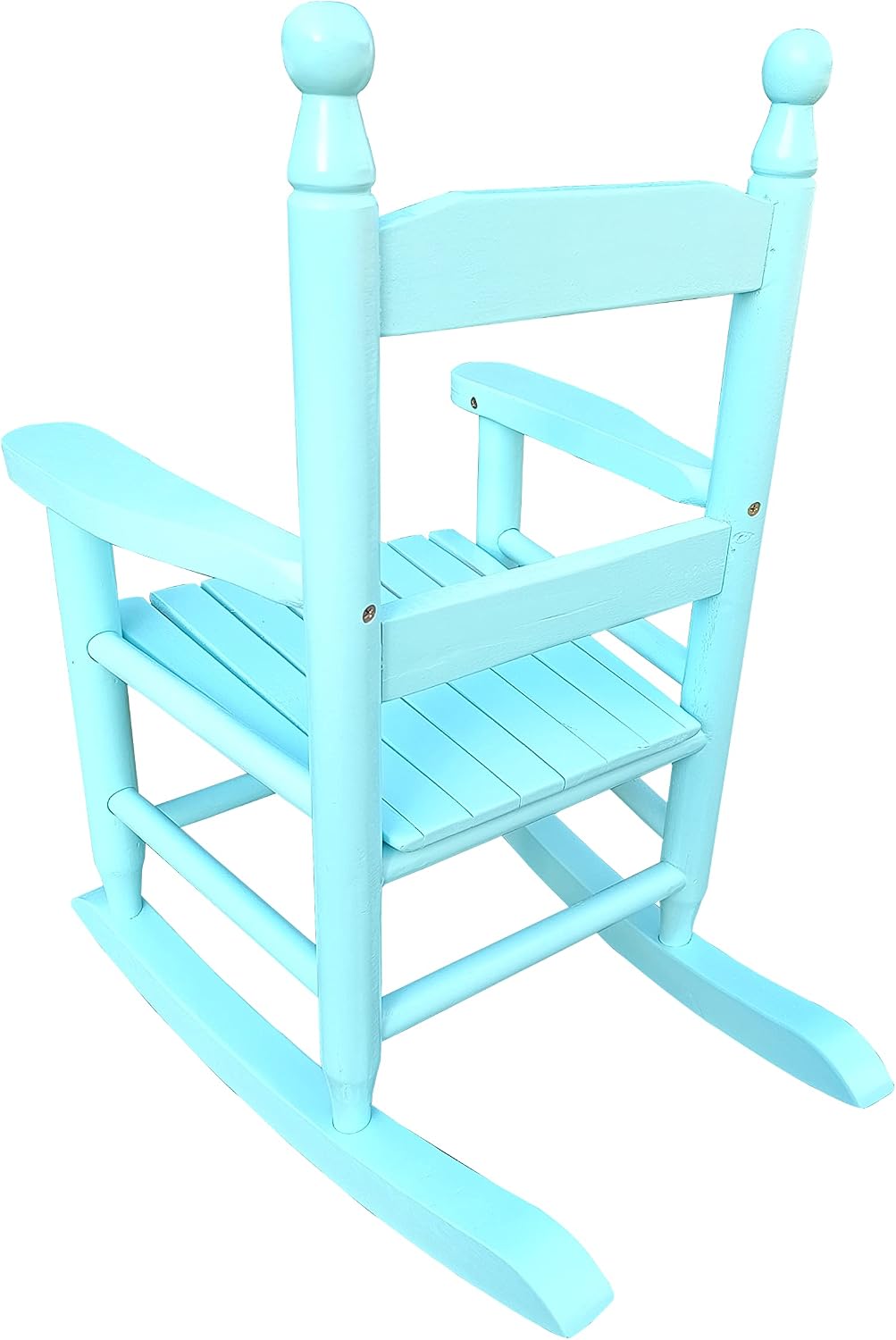 Kids Rocking Chair, Toddler Rocking Chair, Childrens Rocking Chair With Classic Rocker and Hardwood Construction, for Boys, Girls, Nursery, Indoor, Outdoor, Living Rooms, Bedrooms (Light Blue)