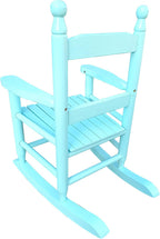 Kids Rocking Chair, Toddler Rocking Chair, Childrens Rocking Chair With Classic Rocker and Hardwood Construction, for Boys, Girls, Nursery, Indoor, Outdoor, Living Rooms, Bedrooms (Light Blue)