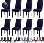 Chair Covers, Stretch Kitchen Chair Covers/Dining Room Chair Covers Set of 8, Removable Washable Dining Chair Slipcovers for Home, Hotel, Banquet