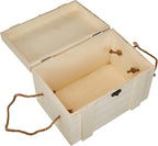Rayher HOBBY Set Wooden Chests, FSC Mix Credit, Assorted, 1 pc. 30x20.5x17.3cm+24x16x15.5cm, 2