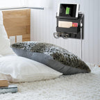 Bedside Wall Mount Shelf, Adhesive Bedside Organizer for Remote、Phone、Glasses. Bedside Accessories Storage suitable for College Dorm 、bunk bed 、 Bedroom、Rv（Black）