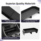 LUWU 2026 Passport Center Console Organizer Compatible with 2023 2024 2025 Pilot & 2026 Passport Interior Accessories Armrest Storage Box Tray Organizer Insert Tray 2025 Pilot Accessories Black