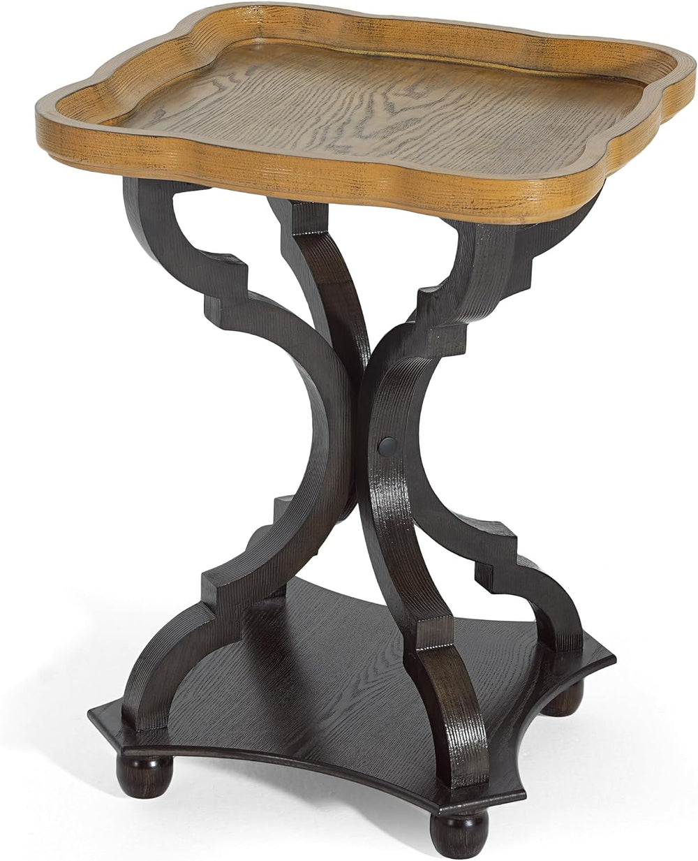 Christopher Knight Home Eudora 25" Small End Table, Hourglass Design Acc...