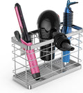 Hair Dryer Holder - Hair Tool Organizer Wall Mount/Adhesive Blow Dryer Holder/Curling iron holder Cabinet Door Bathroom Organizer for Hair Dryer, Curling Wands, Hair Straighteners
