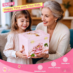 Girl's Gift Ballerina Musical Jewelry Box with 2 Drawers,Music Box with Spinning Ballerina,Kids Jewel Storage Box for Girls Ages 3-12 Kids Gift