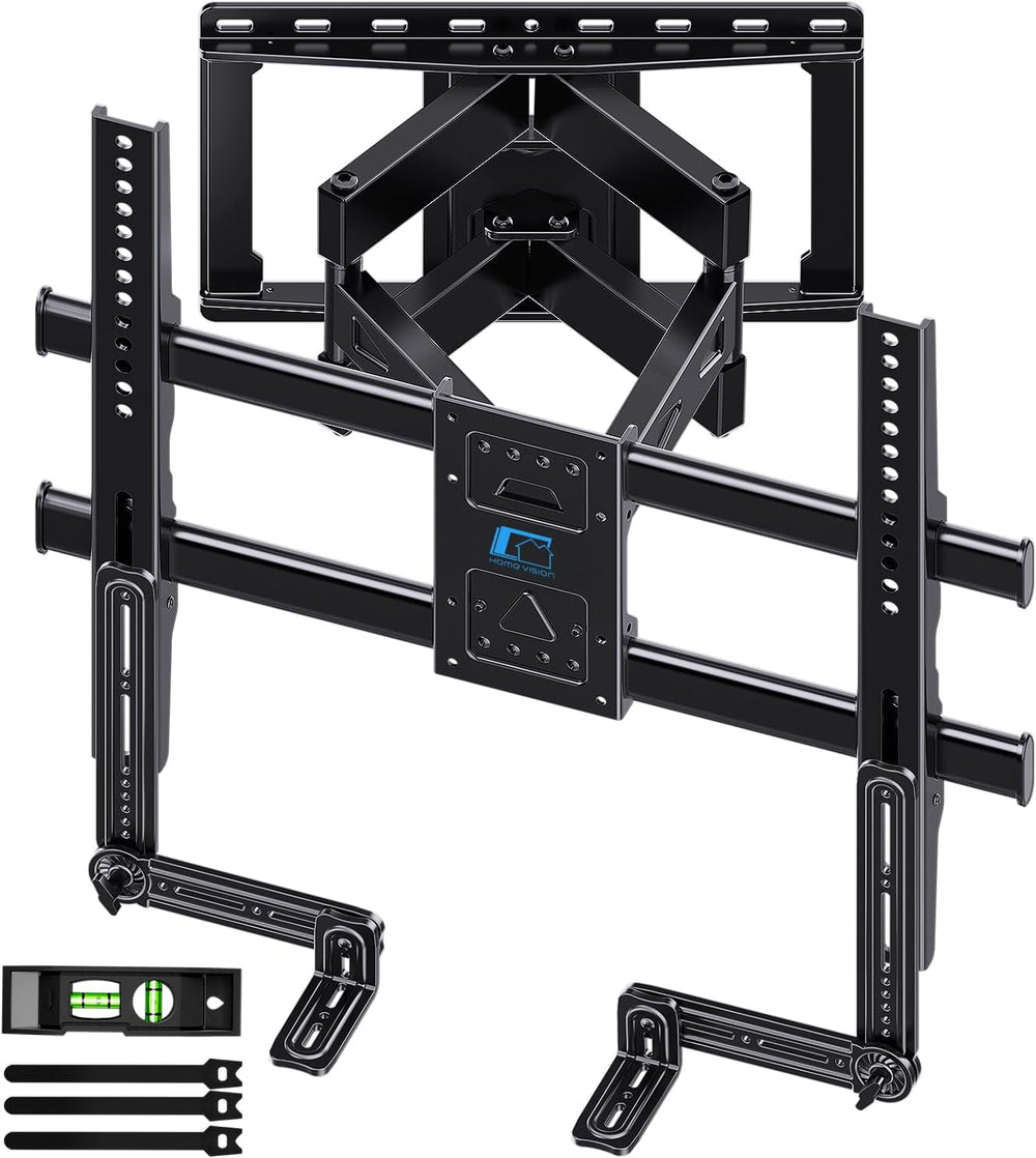 HOME VISION Full Motion TV Mount with Soundbar Bracket, 32-85" TVs, 132 ...
