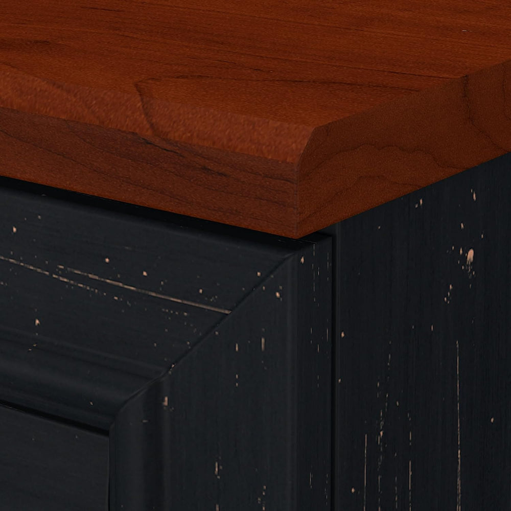 Bush Furniture Lateral File Cabinet with Antique Pewter Accents | Fairview Co...