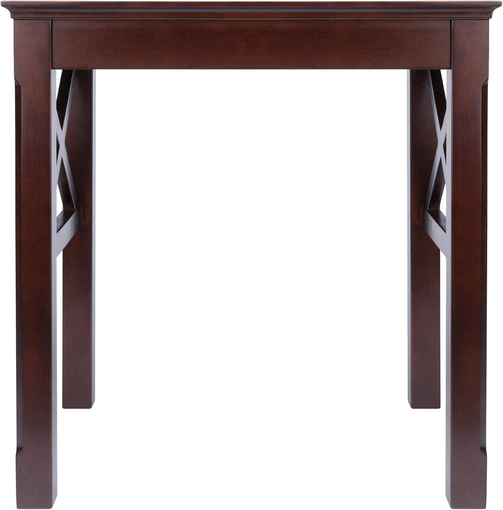 Winsome Xola Nesting Tables, Cappuccino | Small Square Coffee or End Table Set for Bedroom, Living Room, Den, Elegant Furniture for Any Home Decor