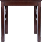 Winsome Xola Nesting Tables, Cappuccino | Small Square Coffee or End Table Set for Bedroom, Living Room, Den, Elegant Furniture for Any Home Decor