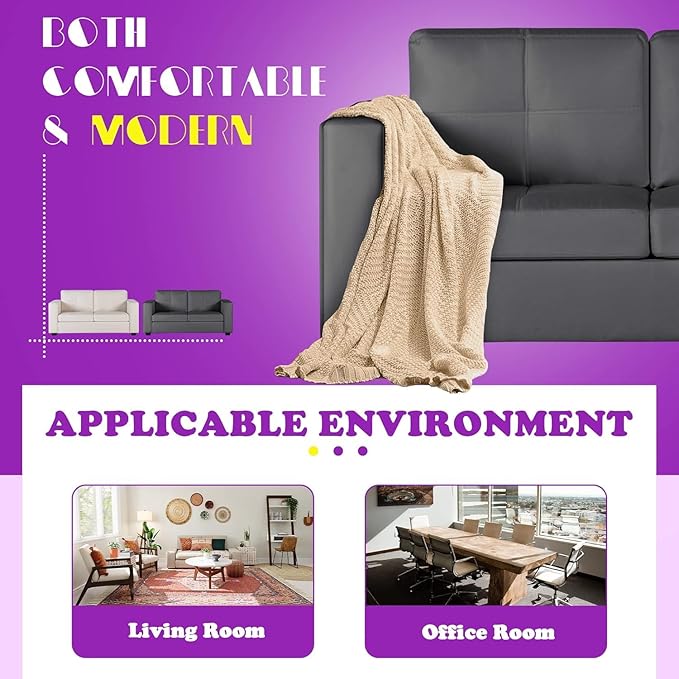 TYBOATLE 65" Small Couches for Bedroom, Mid-Century Modern Tufted Comfy Loveseat w/USB Charging Ports and Wide Arms, 2 Seater Office Small Sofa for Dorm, Apartment, Grey