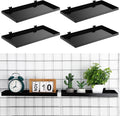 Coume 4 Pcs Gridwall Shelf Grid Panel Display Shelf Metal Wire Wall Rack Gridwall Shelving Wall Hanging Baskets for organizing Accessory for Garage, Crafts Room, Workbench (15.75" X 7.87")