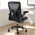 Ergonomic Office Chair with Lumbar Support - Adjustable Computer Desk Chairs for Home Office, Gaming, and Work - Comfortable and Supportive Desk Chairs for Adults (Black)