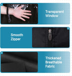 35" Garment Bags for Hanging Clothes Travel, 4" Gusseted Suit Bags for Closet Storage Mens Garment Protector Cover for Coats, Jackets, Shirts (3 Packs)