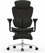 FLEXISPOT Sentinel Ergonomic Gaming Chair with 3-Year Warranty Dual-Wing Adaptive Lumbar 3D Armrests 120° 3-Position Recline Height-Adjustable Backrest Premium Computer Desk Chair for Home & Office