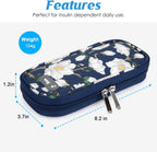 YOUSHARES Insulin Cooler Travel Case TSA Approved Medication Diabetic Supplies Cooler for Travel Refrigerated Medicine Organizer Bag with 2 Ice Pack