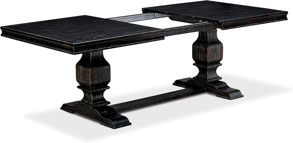 LKT-SBB-TP - A Wooden Dining Table with Removable Rectangular Tabletop - Sand...