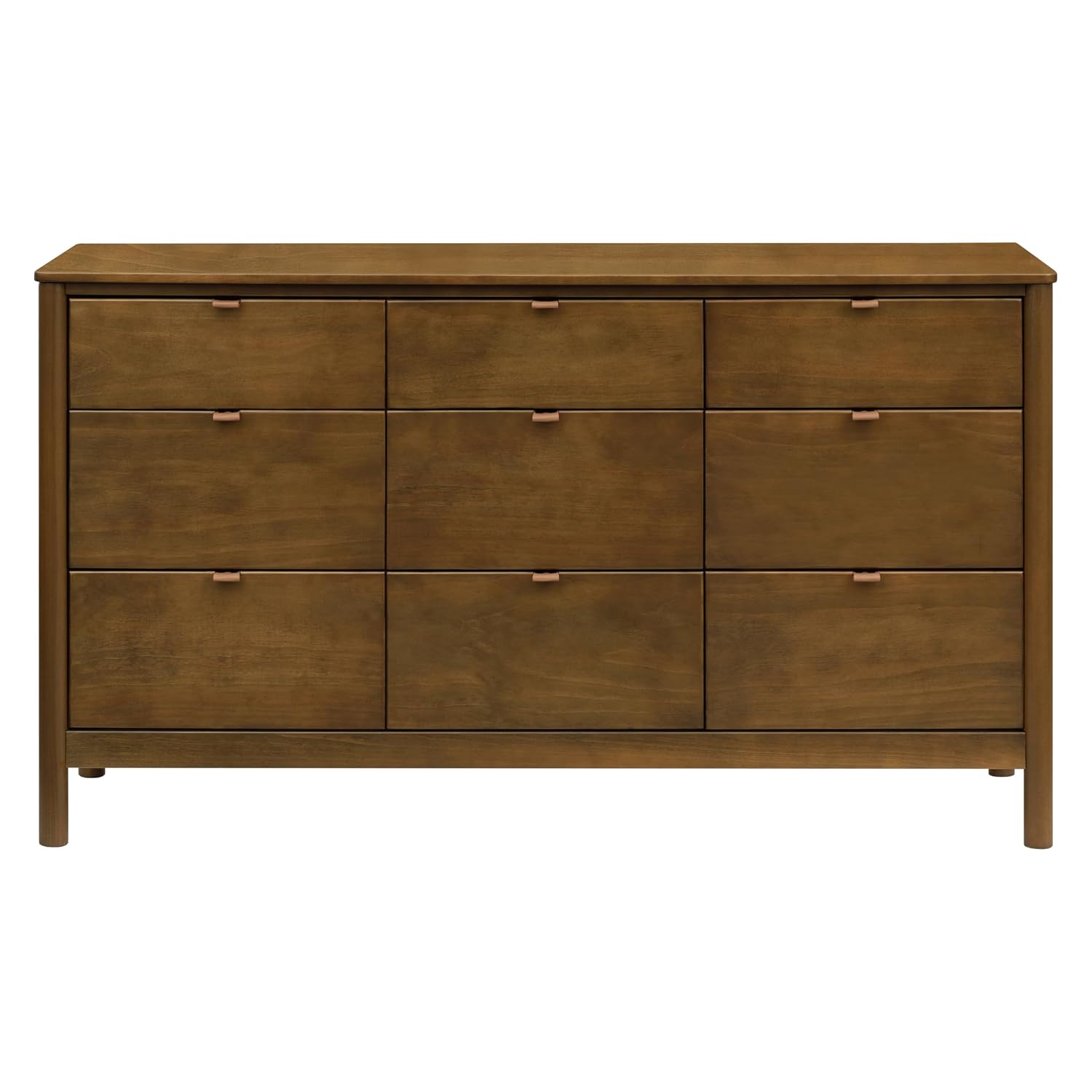Babyletto Kids 9-Drawer Baby Dresser, GREENGUARD Certified, Natural Walnut | TSCA-Compliant, Boho-Inspired Wooden Dresser for Nursery, Bedroom & Living Room, Ships Fully Assembled, Anti-Tip Kit Included