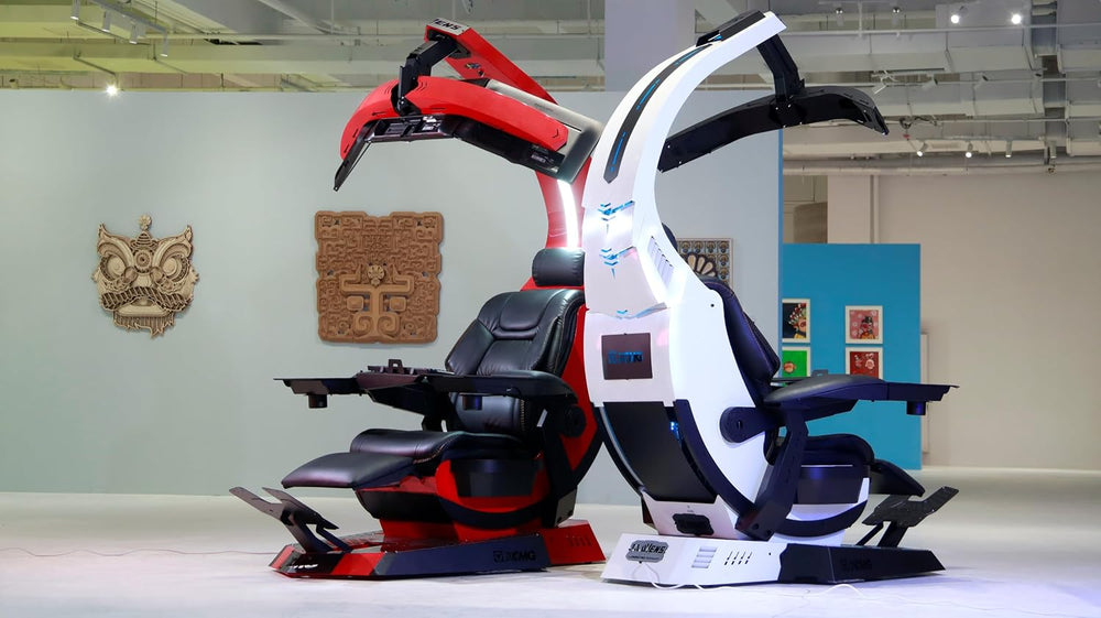 Imperatorworks CLUVENS Manticore Model Zero Gravity Gaming Chair Cockpit Gami...